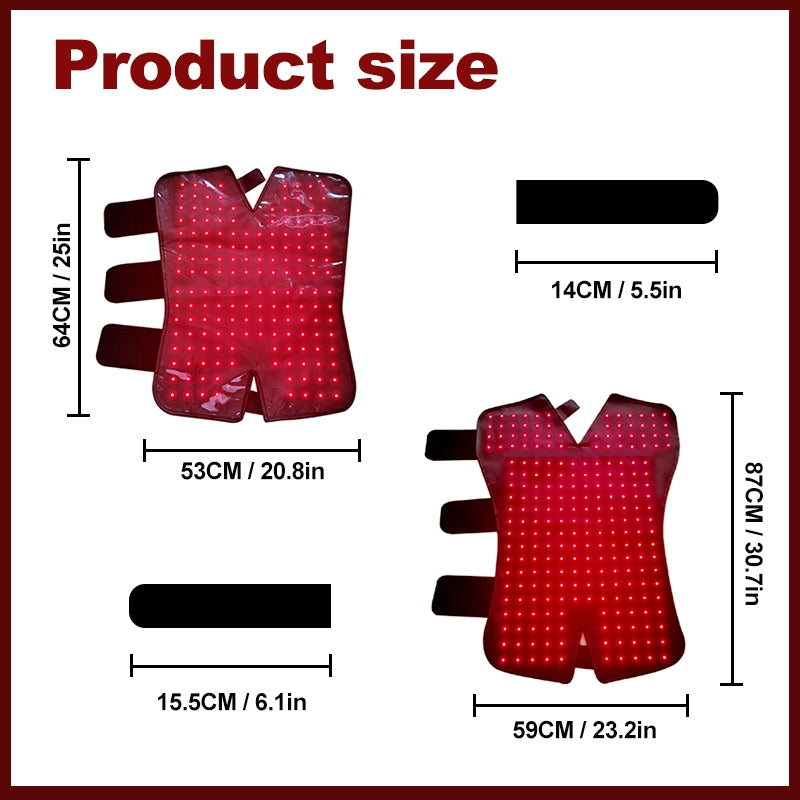 Red Light Therapy Thigh Boots Hock Wraps for Horses