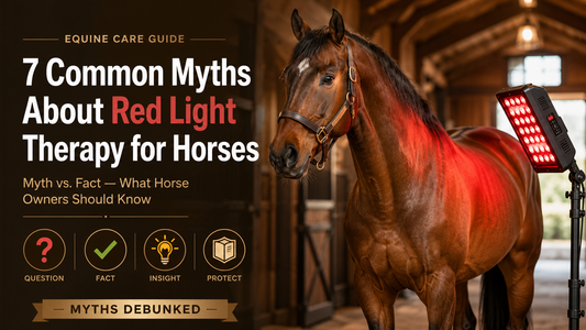 7 Common Myths About Red Light Therapy for Horses