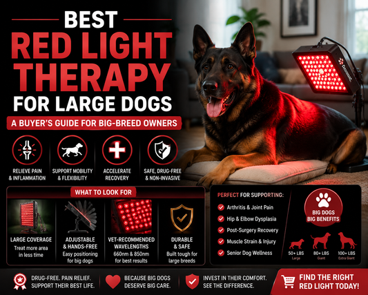 Best Red Light Therapy for Large Dogs