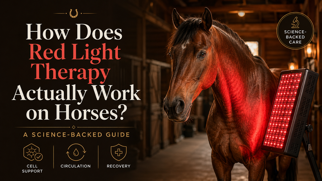 How Does Red Light Therapy Actually Work on Horses