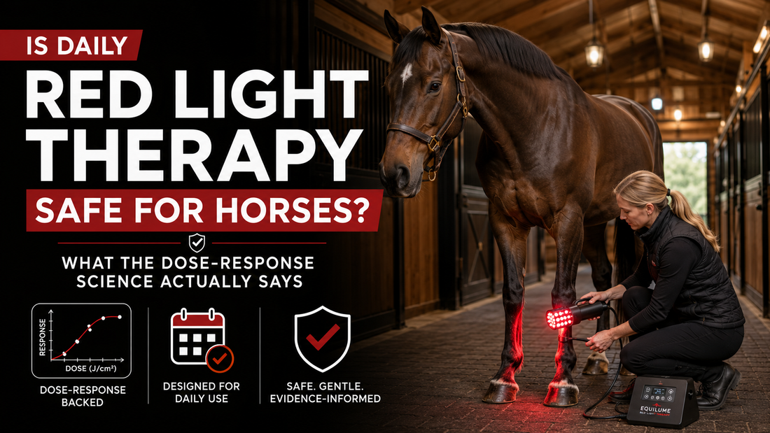 Is Daily Red Light Therapy Safe for Horses What the Dose-Response Science Actually Says