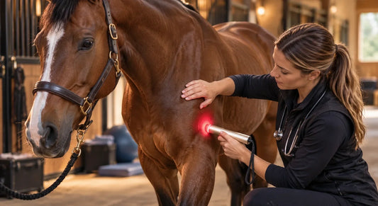 Red Light Therapy vs Massage for Horses: One Has Diagnostic Hands — the Other Has Cellular Reach
