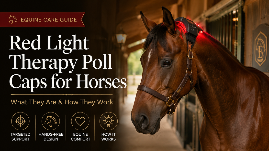 Red Light Therapy Poll Caps for Horses