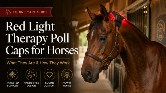 Red Light Therapy Poll Caps for Horses