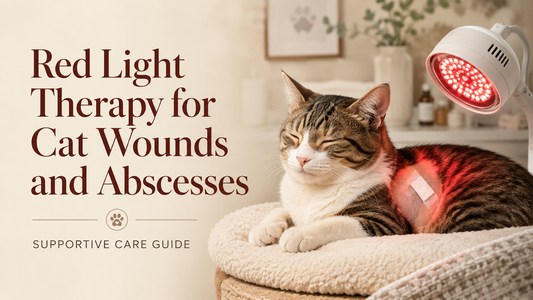 Red Light Therapy for Cat Wounds and Abscesses