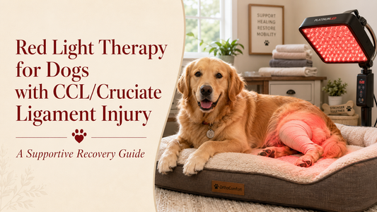 Red Light Therapy for Dogs with CCL/Cruciate Ligament Injury