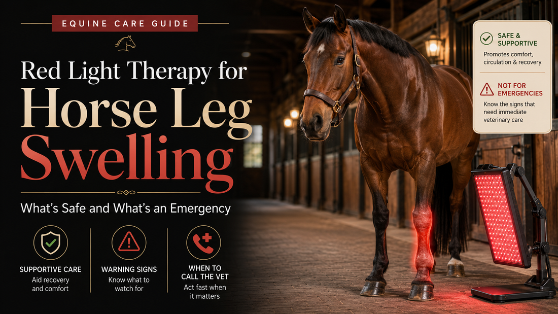 Red Light Therapy for Horse Leg Swelling