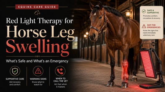 Red Light Therapy for Horse Leg Swelling