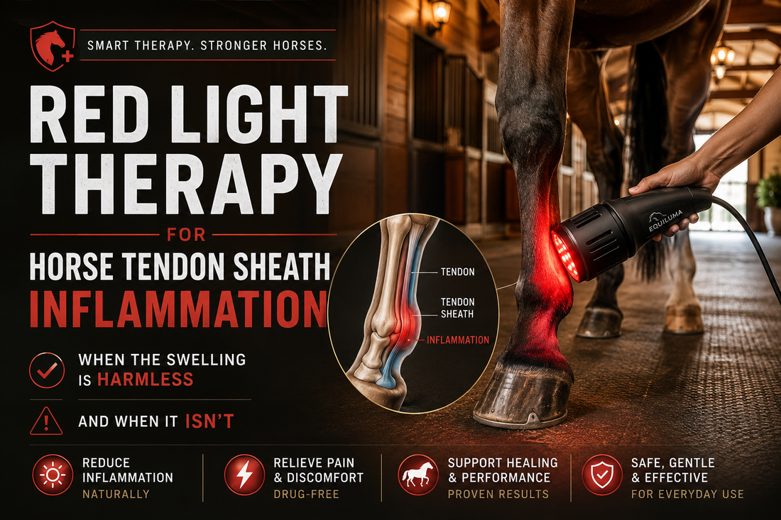 Red Light Therapy for Horse Tendon Sheath Inflammation When the Swelling Is Harmless and When It Isn't