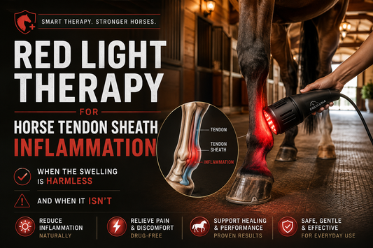 Red Light Therapy for Horse Tendon Sheath Inflammation When the Swelling Is Harmless and When It Isn't