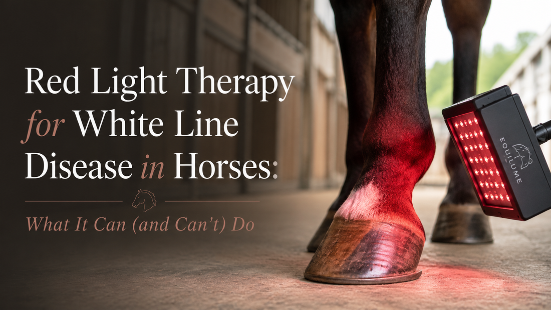 Red Light Therapy for White Line Disease in Horses