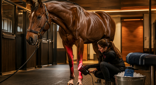 Red Light Therapy vs Ice for Horses: They Do Opposite Things — and That Is Why You Might Need Both