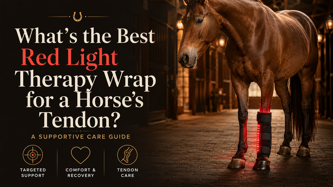What's the Best Red Light Therapy Wrap for a Horse's Tendon