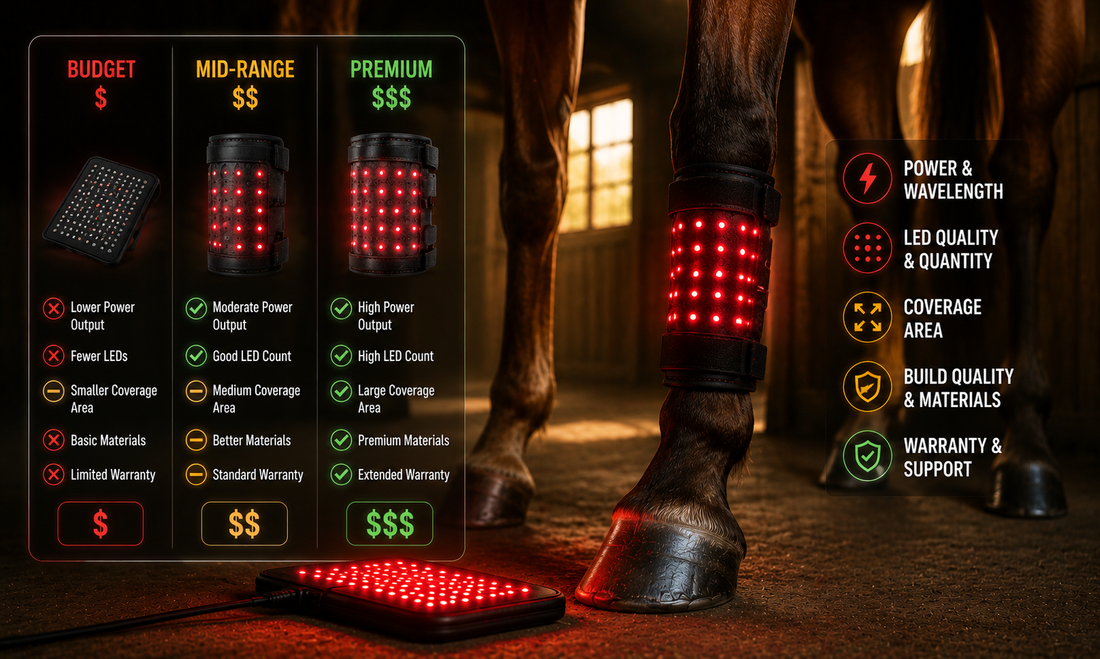 Why Do Red Light Therapy Devices for Horses Vary So Much in Price