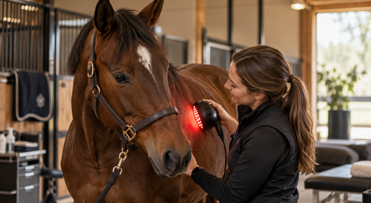 Red Light Therapy for a Nervous Horse: What It Can Realistically Do, What It Can't, and How to Introduce It Without Making Things Worse