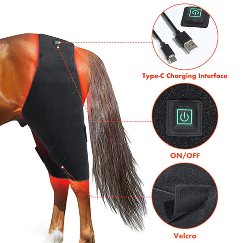 Red Light Therapy Hip and Shoulder Wrap Pad for Horses - PbmEquine