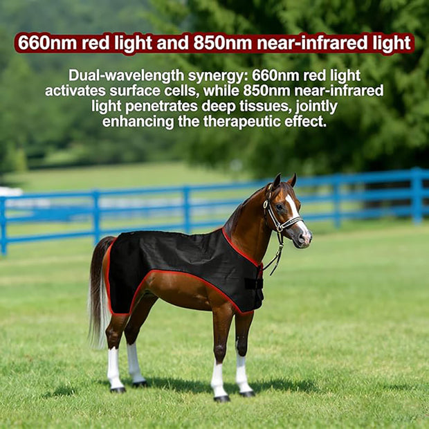 Advanced Full-Body Equine Red Light Therapy Blanket - PbmEquine