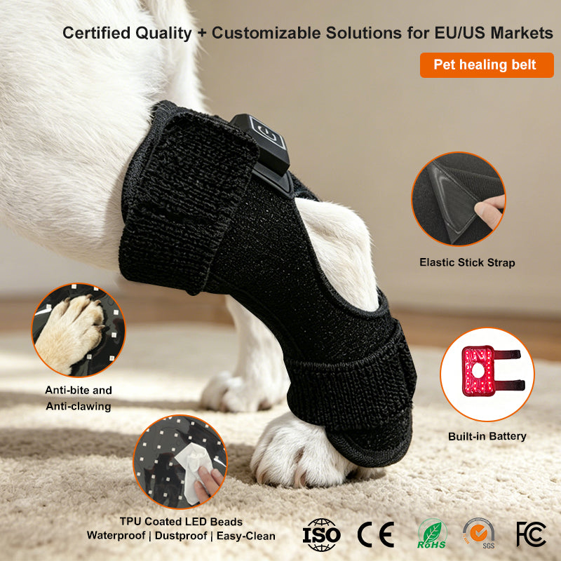 Veterinary-grade red light therapy for your dog's knee pain, CCL recovery and arthritis relief(2 PCS)