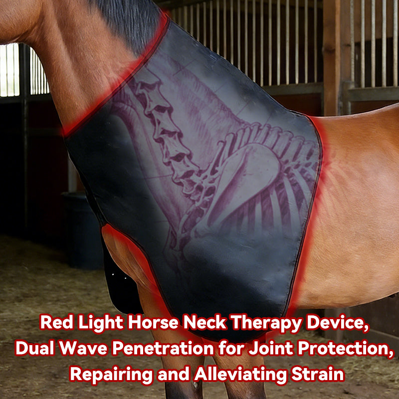LED Infrared Red Light Therapy for Equine Neck